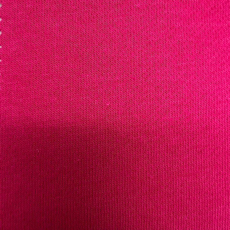 Magenta röd stretch tröja fleece tyg